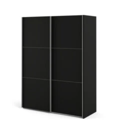 Kledingkast Janneke 150cm Zwart -Meubel Pracht 123 676