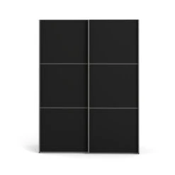 Kledingkast Janneke 150cm Zwart -Meubel Pracht 123 684