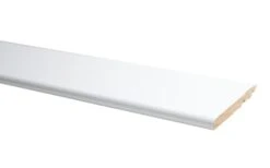 Plint Model Rond Hoogglans Wit 1,4 X 12 X 240 Cm