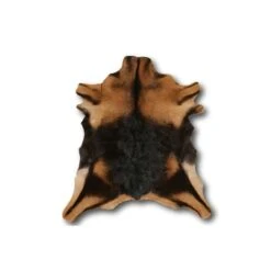 Geitenvacht Vloerkleed Bruin Gemeleerd 20 Mm 70x50 Cm -Meubel Pracht 123 7099