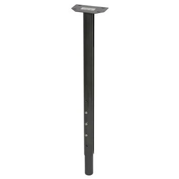 Duraline Tafelpoot Rond Metaal Antraciet Ø35 Mm Hoogte Verstelbaar 3 Duraline Tafelpoot Rond Metaal Antraciet Ø35 Mm Hoogte Verstelbaar