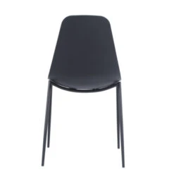 GAMMA Eetkamerstoel Renee Kunststof Zwart -Meubel Pracht 123 729