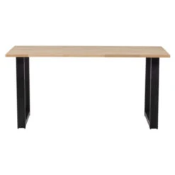 WOOOD Tablo Eettafel Eiken Met U-poot 160x90 Cm