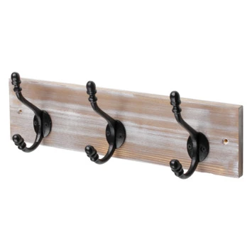 Kapstok Remco 3 Haaks Vuren 382mm 4 Kapstok Remco 3 Haaks Vuren 382mm - Afbeelding 2