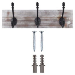 Kapstok Remco 3 Haaks Vuren 382mm 13 Kapstok Remco 3 Haaks Vuren 382mm -Meubel Pracht 123 747