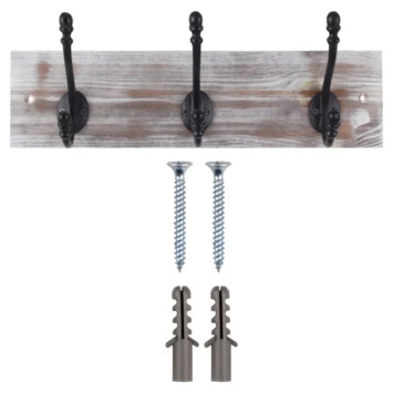 Kapstok Remco 3 Haaks Vuren 382mm 7 Kapstok Remco 3 Haaks Vuren 382mm - Afbeelding 5