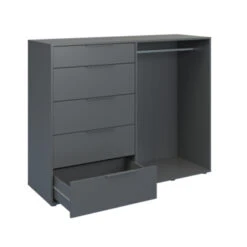 Kast James 5 Lades Met Hanggedeelte -Meubel Pracht 123 757