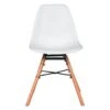 Eetkamerstoel Isabel Kunststof/staal Wit -Meubel Pracht 123 767
