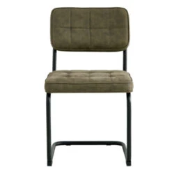 GAMMA Eetkamerstoel Tom PU-leer Donkergroen