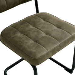 GAMMA Eetkamerstoel Tom PU-leer Donkergroen 11 GAMMA Eetkamerstoel Tom PU-leer Donkergroen -Meubel Pracht 123 785