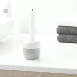 Sealskin Kaarsenhouder Sphere Porcelein Licht Grijs -Meubel Pracht 123 791