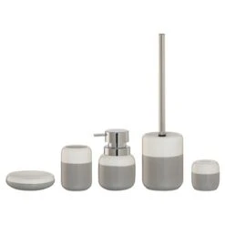 Sealskin Kaarsenhouder Sphere Porcelein Licht Grijs -Meubel Pracht 123 793