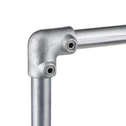 Novidade Steigerbuis Buiskoppeling Kniestuk 2-weg Verzinkt Ø 42mm