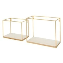 Wandbox Set 2 Wandb Hout/messing