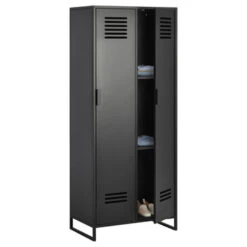 GAMMA Lockerkast Jason 2-deurs Metaal Zwart 13 GAMMA Lockerkast Jason 2-deurs Metaal Zwart -Meubel Pracht 123 824