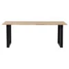WOOOD Tablo Eettafel Eiken Met U-poot 220x90 Cm 1 WOOOD Tablo Eettafel Eiken Met U-poot 220x90 Cm -Meubel Pracht 123 840