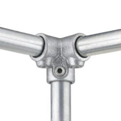 Novidade Steigerbuis Buiskoppeling Hoekstuk 3-weg Verzinkt Ø 42mm