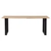 WOOOD Tablo Eettafel Eiken Met U-poot 200x90 Cm -Meubel Pracht 123 905
