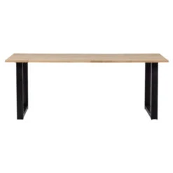 WOOOD Tablo Eettafel Eiken Met U-poot 200x90 Cm