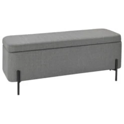 GAMMA Opbergbank Xander Gestoffeerd Grijs -Meubel Pracht 123 928