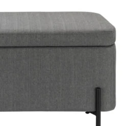 GAMMA Opbergbank Xander Gestoffeerd Grijs -Meubel Pracht 123 931