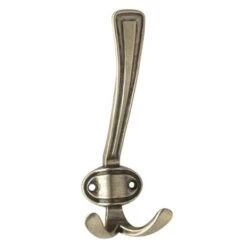 Jas/hoedhaak Anais Subbel Messing Antiek